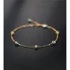 Armbanden DAIMI Starry Facet Aquamarijn Armband edelstenen Vrouwelijke Geel 14K Gouden Injectie Opaal Armband Cadeau