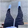 Pantalons pour hommes Automne Hiver Streetwear Poches cargo pour hommes Pantalon de survêtement Pantalon décontracté Jogging H1223 Drop Delivery Vêtements Vêtements Dhvtg