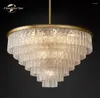 Lampadari Glace Round Vintage Glass Chrome Golden Metal Plafoniere Camera da letto Soggiorno Sala da pranzo Luci Fixture Decor