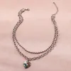 Hänghalsband Trendiga hjärtkedjan halsband i lager för kvinnokedjor Set Womens estetiska tjock halsband