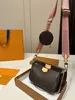حقائب يد Luxurys حقيبة كروسبودي محفظة مصمم حقائب كتف سلاسل حزام قماش قابل للفصل قابل للتعديل ملحقات متعددة Pochette حقيبة ساعي عالية الجودة