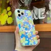 Moda TPU Laser Floral Butterfly Magnet bezprzewodowy obudowa ładowania dla iPhone'a 14 13 12 11 Pro Max Japoński mały świeży styl