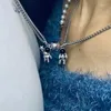 Collares pendientes Pareja Pulseras Para Mujeres Hombres Moda Astronauta Imán Creativo Atraer 2 Unids / set Joyería de Amantes al por mayor