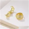 Ушная манжетка Женские дикие круглые 18 -каратные золотые серьги gsfe071 Подарок в стиле моды Fit Женщины Diy Jewelry Sergring Delive Drowe Dhoez