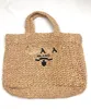 Высококачественные вечерние сумки вручную соломенную сумку с выдолбленными буквами и большой емкостью пляжную сумочку
