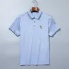 Lacostespring lyx Italien män t-shirt designer polo skjortor high street broderi liten hästkrokodil tryckkläder män varumärke polo skjorta