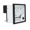 Square typeAC Ammeter and VoltmeterMoving Iron Movement ammeter BE72 AC75/5A LOGO can be customized by OEM