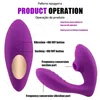 Vibrators Female vibrator U-shaped 10 speed click suction vibrator 2IN1 adult toy G-spot orgasmic suction stimulating toy 230524