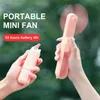 New TINTON LIFE Portable Fans Mini Handheld Fan USB Recharge Pocket Folding Fan Student Office High Capacity