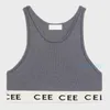 Dames tanktop Camis Ontwerpers Gebreid vest Truien T-shirts Ontwerper Gestreept Letter Mouwloos Tops Gebreid Modestijl Dames T-shirts Maat S-XL