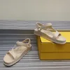 Hiker Sandal Summer tacco alto peep-toe casual comodo una linea sandali alla moda designer Calzature di fabbrica con scatola