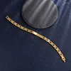 Braccialetti con ciondoli Bracciale magnetico per la salute in acciaio al titanio per le donne Lusso minimalista Ioni negativi placcati in oro 18 carati Anti-radiazioni