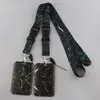 Keychains Cool Black Marble Pattern Lanyard For Keys ID Credit Bank Card Cover Badge Holder Telefon Charm Key Keychain Accessories