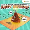 Cartes de vœux La carte de joyeux anniversaire en peluche joue chante une version hilarante de la chanson s'allume en synchronisation avec la musique 3D Pop Dhsgb