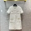 Cel 2023 Yazlar İçin Yaz Elbiseleri Yeni Moda Dantel Elbise Baskı Seksi Elbise Partisi Elbiseler Sıradan Metal Düğme Elbise Mini Etek Anneler Günü Doğum Günü Hediyesi