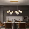 Accessoires de décoration de la maison nordique salle à manger suspensions éclairage intérieur luminaire plafonniers salon fantaisie lustre éclairage