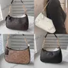 Designer Bag Co Bag Chain Underarm Bag mönster gammal blommakontrast Cowhide Mahjong Bag Single Shoulder Oblique Straddle