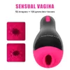 Masturbators Voice Sex Cup Male Masturbation Cup Sex Toy for Men Automatic Heating Sucking Vibrator Oral Masturbation 12 Frequency 230524