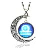 Pendant Necklaces Mens And Womens Constellations Necklace Star Sky Moon Time Gem Factory Direct Sales Gsfn207 With Chain Mix Order 2 Dhiva