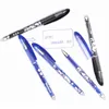 Ballpoint Pens 12pcsbox Luxury Erasable Pen Set 05mm Blue Black Ink for School Supplies Student Writing Exam Stationery 230523