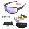 Eyewear 100 Cycling Solglasögon Riding Mountain Goggles Man Women Outdoor Sport Road 5 Lenses Windproof Wholesale Anti UV400 Bike Bicycle Glasses Polariserat ljus