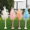 Decorative Flowers Beautiful Wedding Decoration Artificial Simulation Rime Tree Mariage Party Guide Bouquet Home Decor 2 Sets