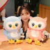 Poupées en peluche 25 / 70cm Night Owl Coloré Oiseau En Peluche Bébé Coussin Animal En Peluche Poupées Doux Né Cadeaux D'anniversaire Pour Enfants Jouet 230523