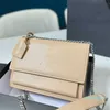 Designer-2023 Sunset Bag Chain Envelope Bag Fashion Versatile Shoulder Bag