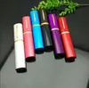Duman Boru Bong Bong Cam Teçhizat Su Bongs Çok Renkli Mini Taşınabilir Kalem Tarzı Nargile Şişesi