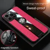 iPhone 15 14 13 12 11 Pro Max Plus Mini Cover Luxury Skin Feeling Magnet Car Holder Ring Stend Puque