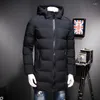 Hommes vers le bas mode hiver hommes épaississement décontracté coton veste extérieur coupe-vent respirant manteau Parka grande taille 10XL 8XL 6XL 5X