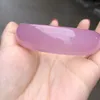 Banles Kobiety Pink Jade Bangle Fine Jewelry Oryginalny naturalny certyfikat Jades Stone Banles Chalcedony Bransoletka dla dziewczyny mama prezenty