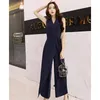 Gym Kleidung Marke Qualität Ärmellose Overalls Weibliche Sommer Frauen Mode Chiffon Body Strampler Dame Hohe Taille Flares Spitze Up