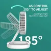 New New Summer Desktop Wall Mounted Mini Small Foldable Fan Rechargeable Folding Electric Fan USB Small Fan Amping