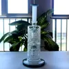 11-calowy dwupokładowy recykling z głębokim sprayem Rury wodne DAB Rig Bongs Glass Water Rure