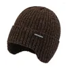 Cycling Caps Winter Hat Riding Cap Ski Fishing Woolen Thermal Knitting Cold-Proof Cotton Outdoor