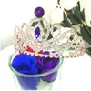 Clipes de cabelo Barrettes Capacete de noiva Casamento Coroa de Coroa rosa Color prateada de ouro Stromestone Cristal Princesa Tiaras Jóias CHIHAIR