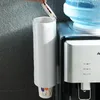 Crochets porte-gobelet en papier jetable Taker Light Tube de luxe distributeur d'eau mural sans poinçon support automatique