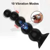 Multi-style Pull Beads Vibratore Plug Punto vibrante Massaggiatore vaginale anale Backyard Bead SM Giocattoli sessuali per uomini Gay