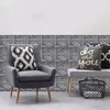 Wall Stickers 3D Self-adhesive Tile Sticker Living Room Renovation Wallpaper Background Decora Waterproof Bathroom Brick Pattern Kitchen