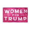 90x150cm 3x5 fts Mulheres para Trump Donald Pink Flag USA Hand Hand Rosa Banner Banner Direct Factory Atacou
