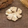 Pins Brooches Drip Oil Women's Fashion Simple Water Diamond Peony Brooch Colored Glass Breast Flower Accessories G220523