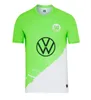 23/24 VfL WoLfsBUrG طقم قمصان كرة القدم للأطفال 2023 2024 قميص تدريب كرة القدم للمنزل بعيدًا مجموعة حارس المرمى WALDSCHMIDT L.NMECHA KAMINSKI WIND ARNOLD GERHARDT WIMMER الرجال