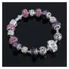 Charm Bracelets Creative Tibetan Sier Crystal Bead Bracelet Sells Well For Export Jewelry Gsfb334 Mix Order 20 Pieces A Lot Drop Deli Dhpyz