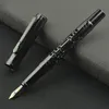 Fountain Pens Metal Pen NIB 07 MM Calligraphy Vintage Gift for Writing Stationery Executive Office School Supplies 230523