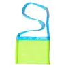 Kids Sand Beach Bags Collecting Treasures Storage Bag Mesh Shell Toys Organizer Span Dinosaur Travel Outdoor Tote Summer Portable Cross Body Shoulder Bags BC631