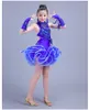 Vêtements de scène Costume de danse latine enfant Sexy pour la compétition glands fille robe de bal moderne professionnel Tango valse vêtements de danse