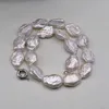 Girocolli Collana barocca bianca Moneta naturale Forma a goccia Collana di perle Design Esagerato Collane da donna Regali per la mamma 230524