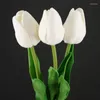 Decorative Flowers 40Pcs Tulip Flower Latex Real Touch For Wedding Decor Quality KC451
