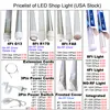 T8/T10/T12 Luz de tubo de LED de 8 pés, 8 pés de base FA8, 144W 18000lm, 6500k White frio, 8 pés 4 linhas LED lâmpadas fluorescentes (substituição de 250W), cobertura leitosa fosca Uurastar